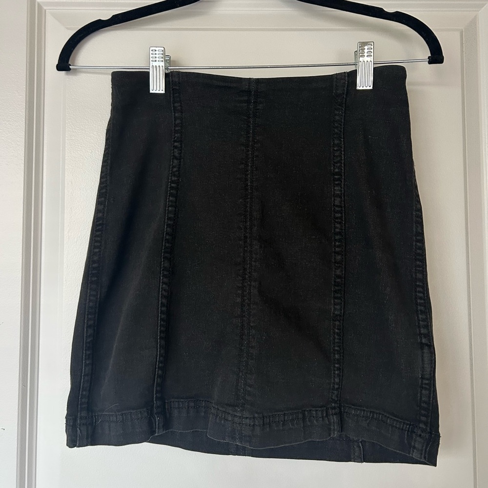 Free People Modern Femme Denim Skirt